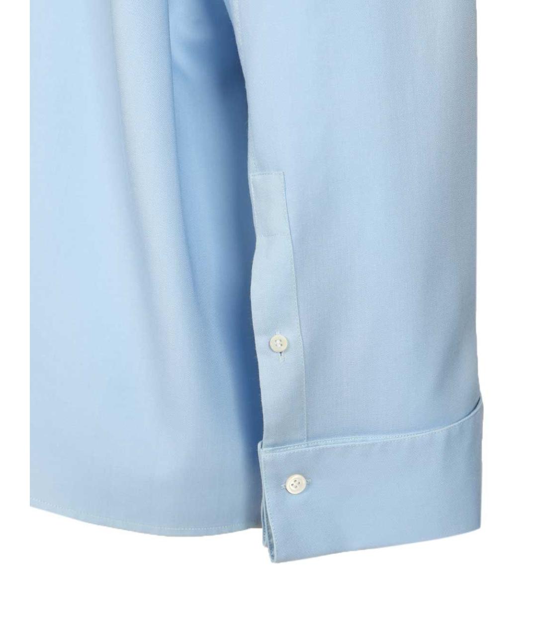LOEWE Голубая шерстяная рубашка, фото 5