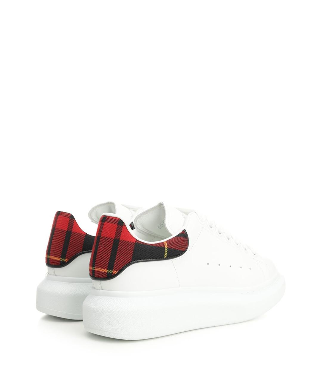 ALEXANDER MCQUEEN Белые кожаные кроссовки, фото 3
