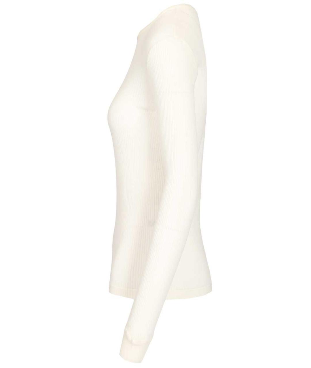 FORTE FORTE Белый шерстяной джемпер / свитер, фото 3