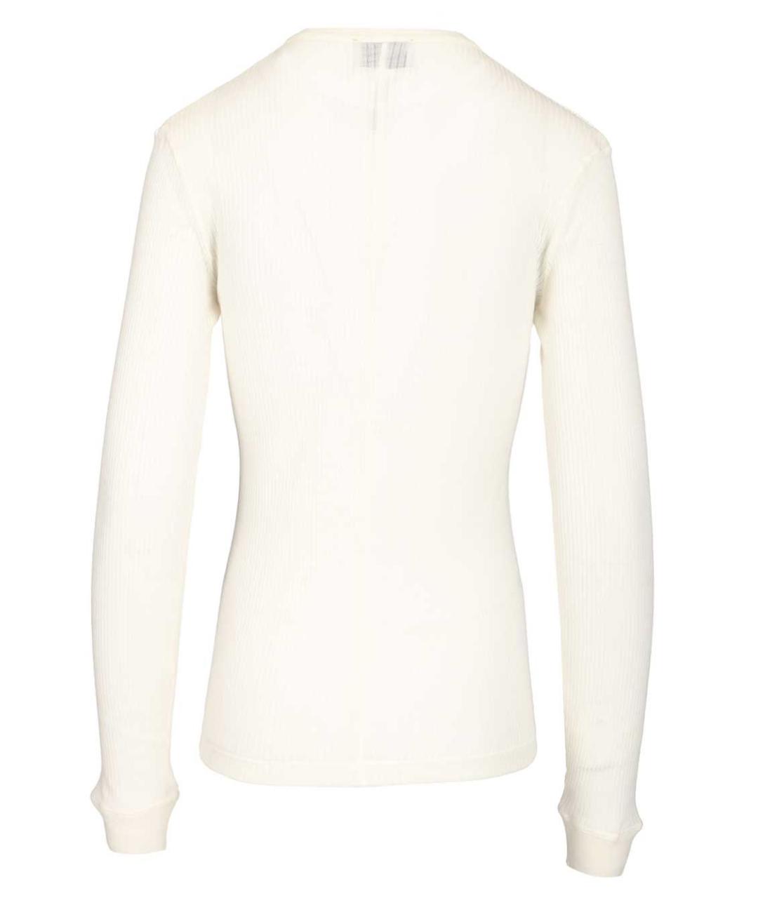 FORTE FORTE Белый шерстяной джемпер / свитер, фото 2