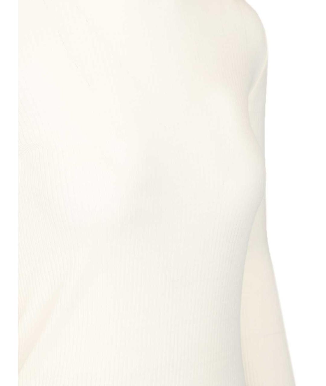 FORTE FORTE Белый шерстяной джемпер / свитер, фото 5