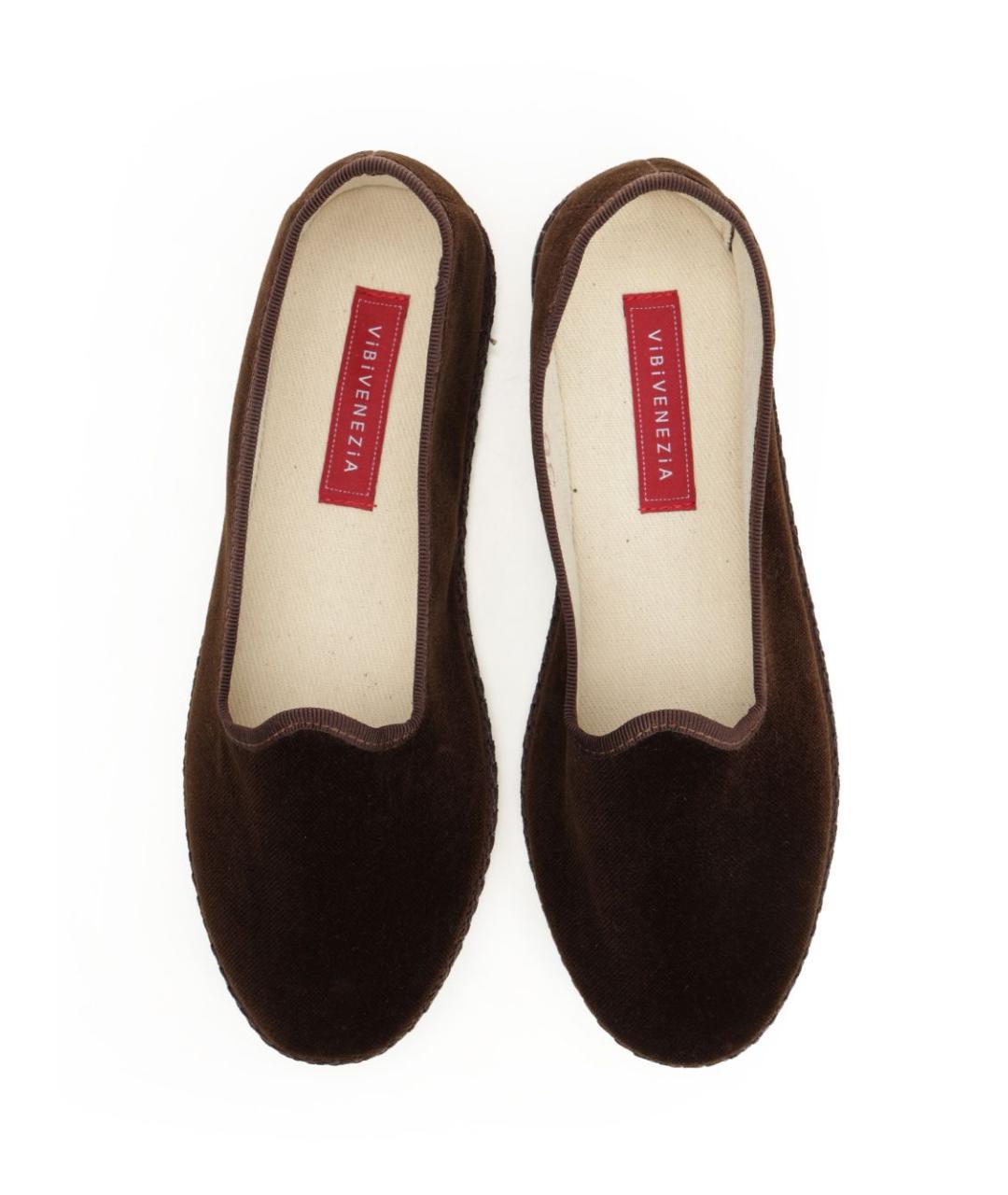 VIBI Коричневые текстильные балетки, фото 5