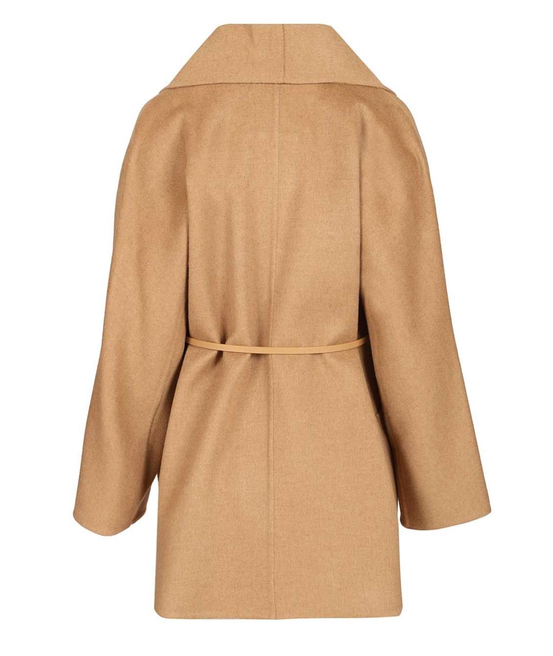 MAX MARA Бежевое шерстяное пальто, фото 2