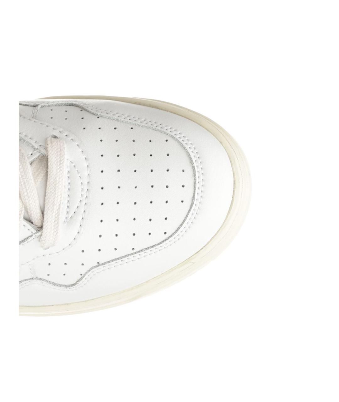 AUTRY Белые кожаные кроссовки, фото 4