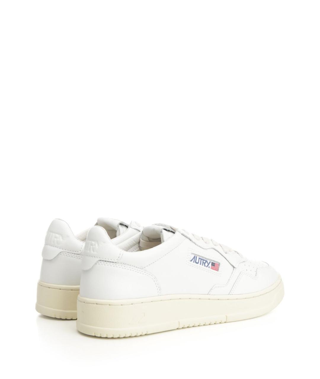 AUTRY Белые кожаные кроссовки, фото 3