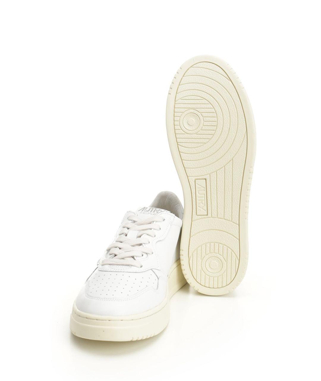 AUTRY Белые кожаные кроссовки, фото 5