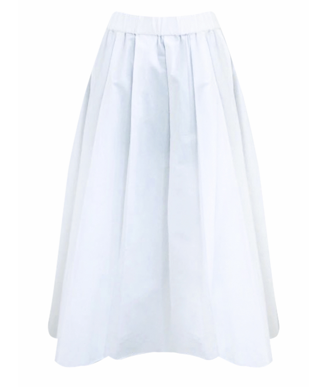 MICHAEL KORS Белая хлопковая юбка миди, фото 1