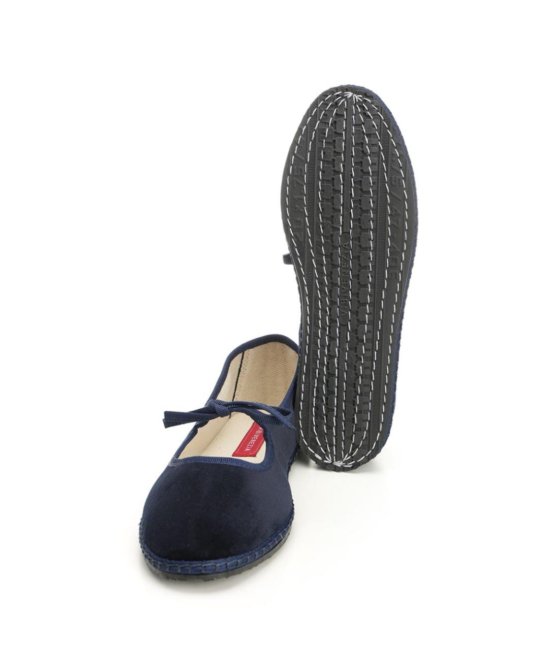 VIBI Синие текстильные балетки, фото 6