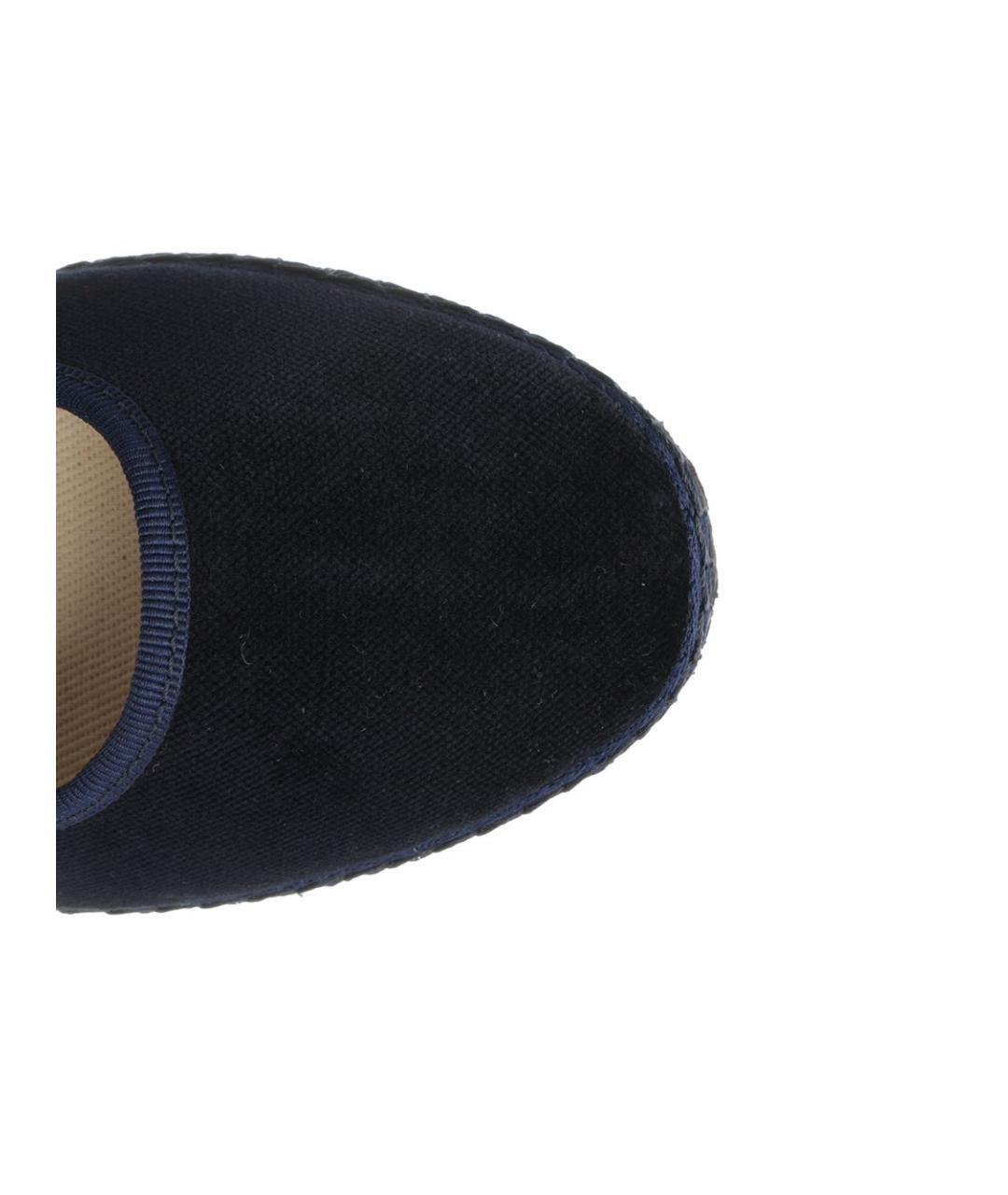 VIBI Синие текстильные балетки, фото 4