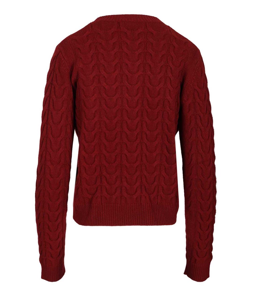 MAX MARA Красный кашемировый джемпер / свитер, фото 2