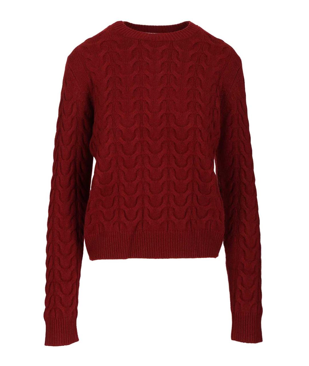 MAX MARA Красный кашемировый джемпер / свитер, фото 1