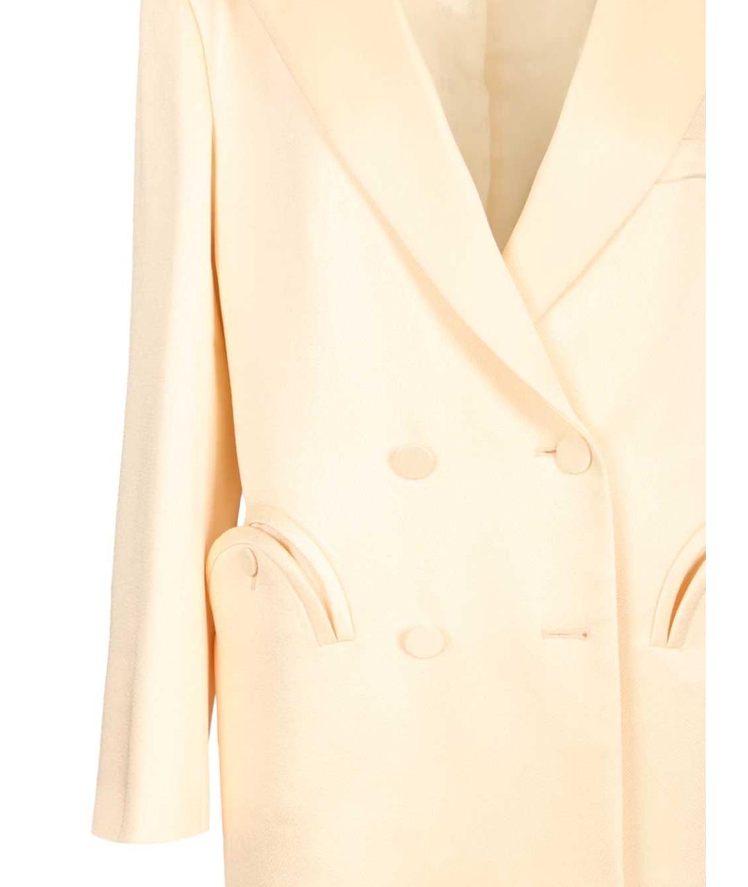BLAZE MILANO Бежевый вискозный жакет/пиджак, фото 4