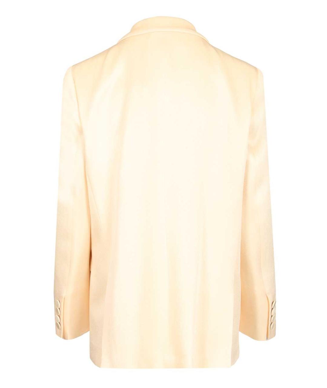 BLAZE MILANO Бежевый вискозный жакет/пиджак, фото 2