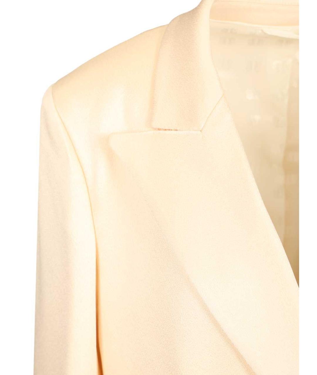 BLAZE MILANO Бежевый вискозный жакет/пиджак, фото 5