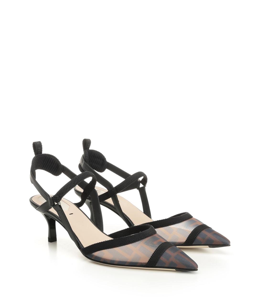 FENDI Черные туфли, фото 2