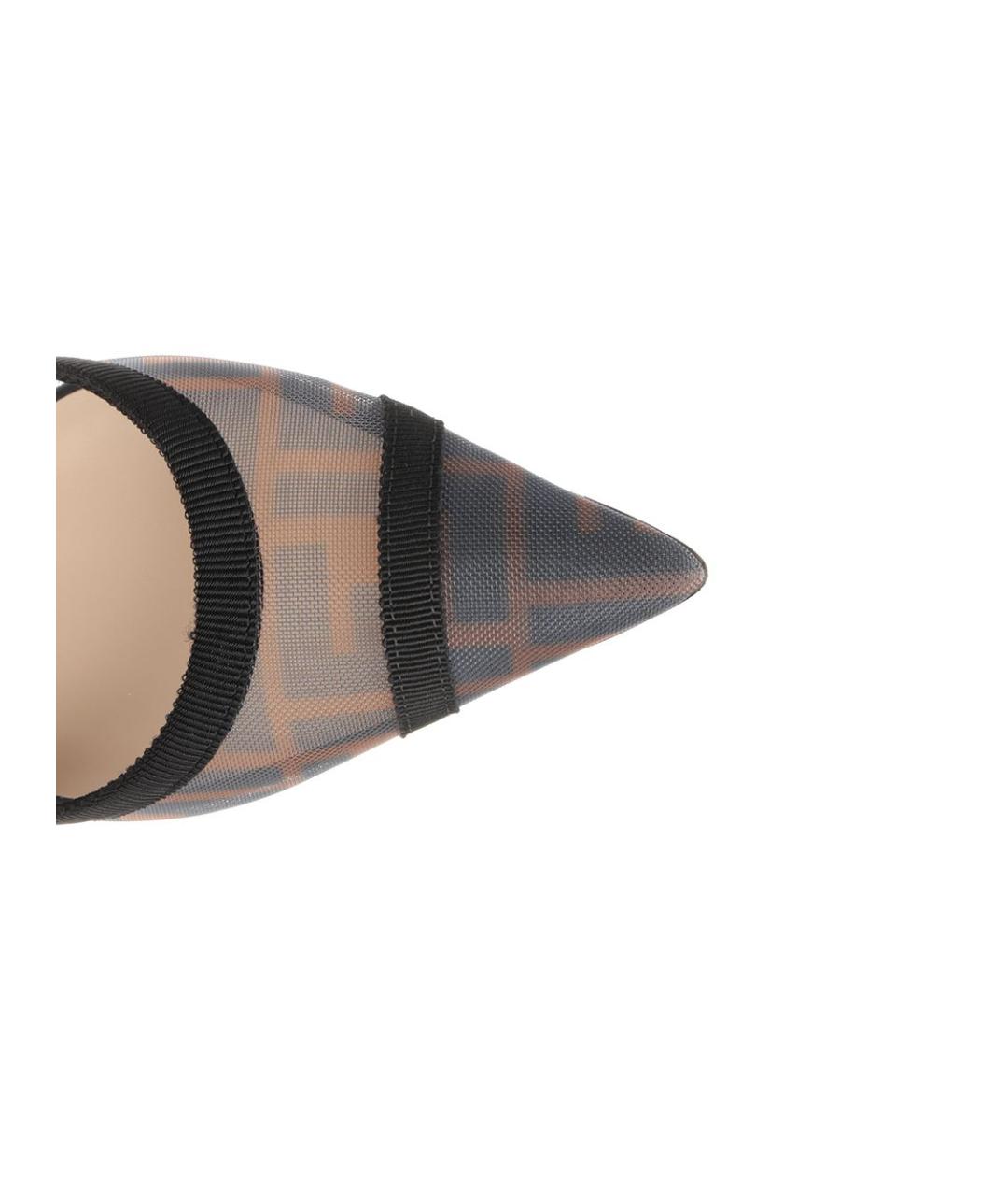 FENDI Черные туфли, фото 4