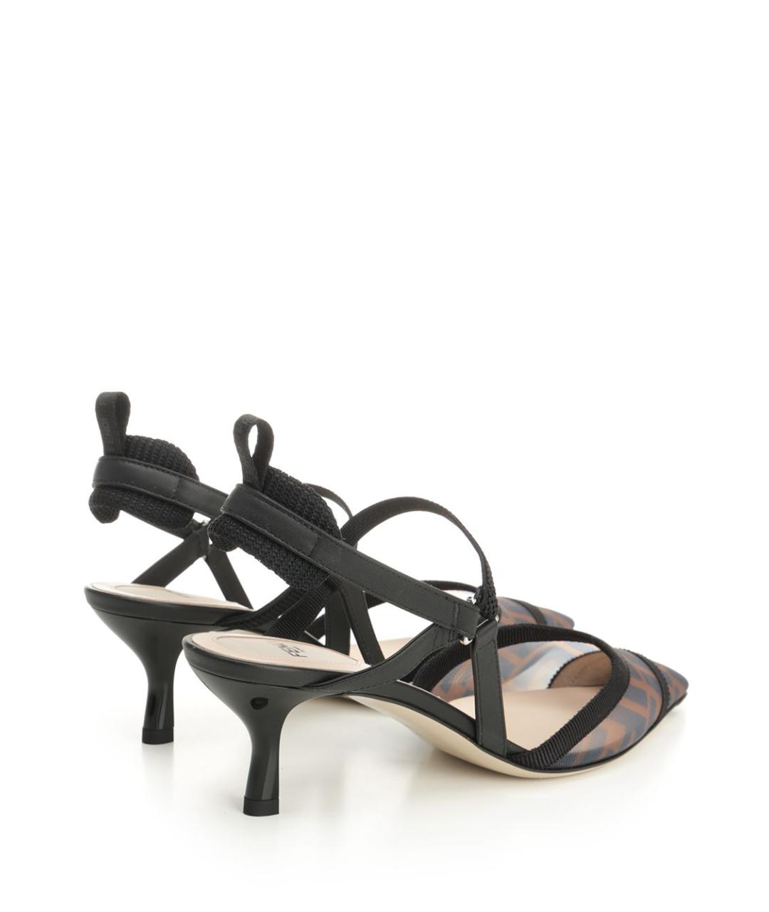 FENDI Черные туфли, фото 3