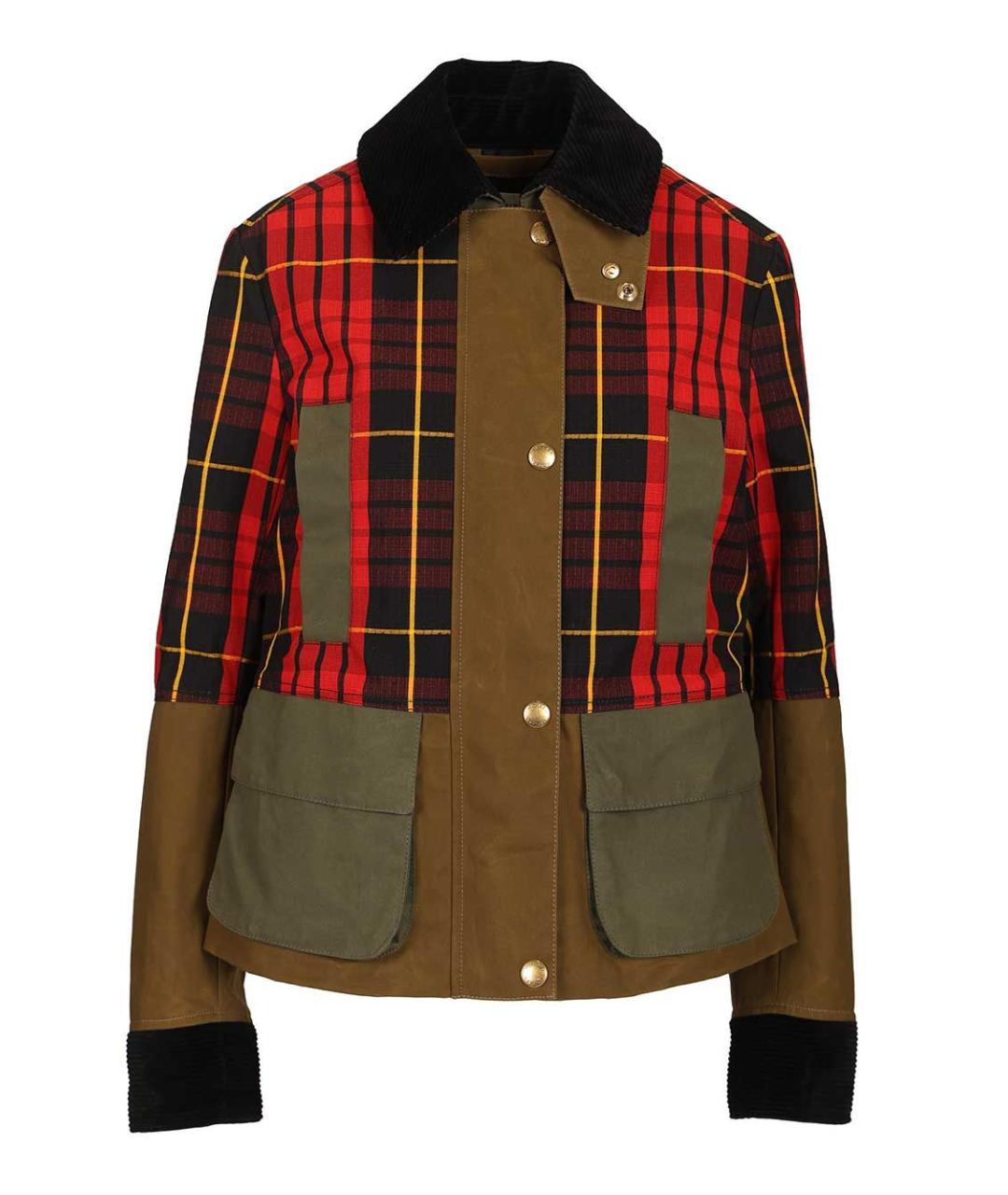 ALEXANDER MCQUEEN Мульти хлопковая куртка, фото 1