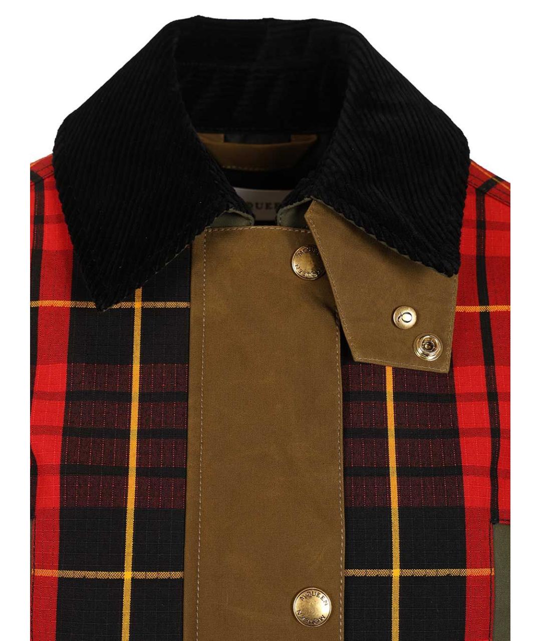 ALEXANDER MCQUEEN Мульти хлопковая куртка, фото 4