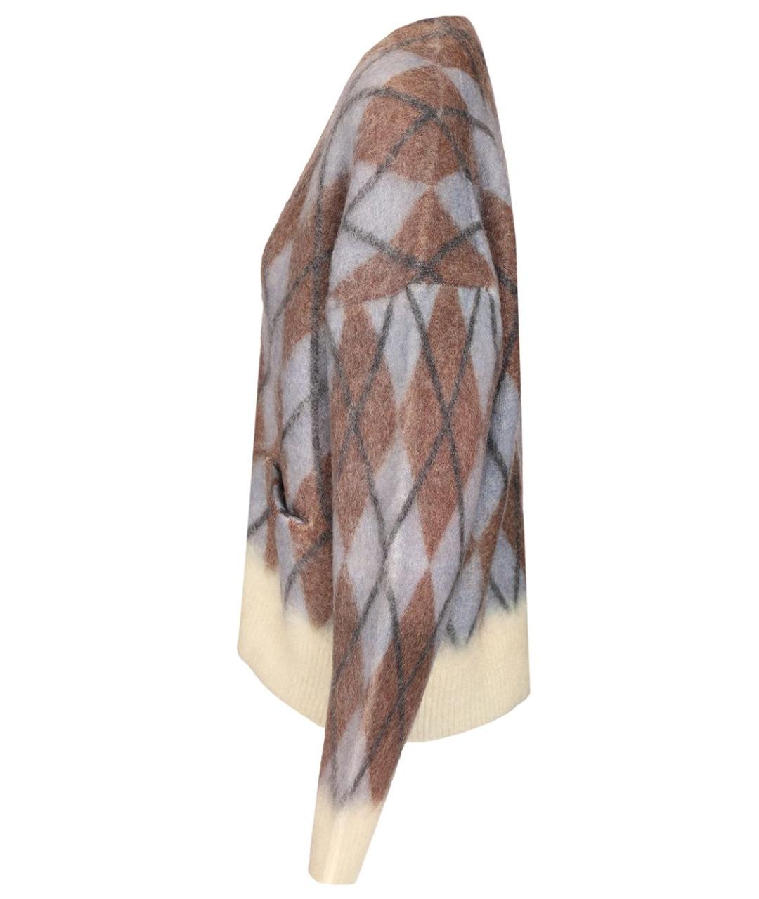 ACNE STUDIOS Мульти шерстяной кардиган, фото 3