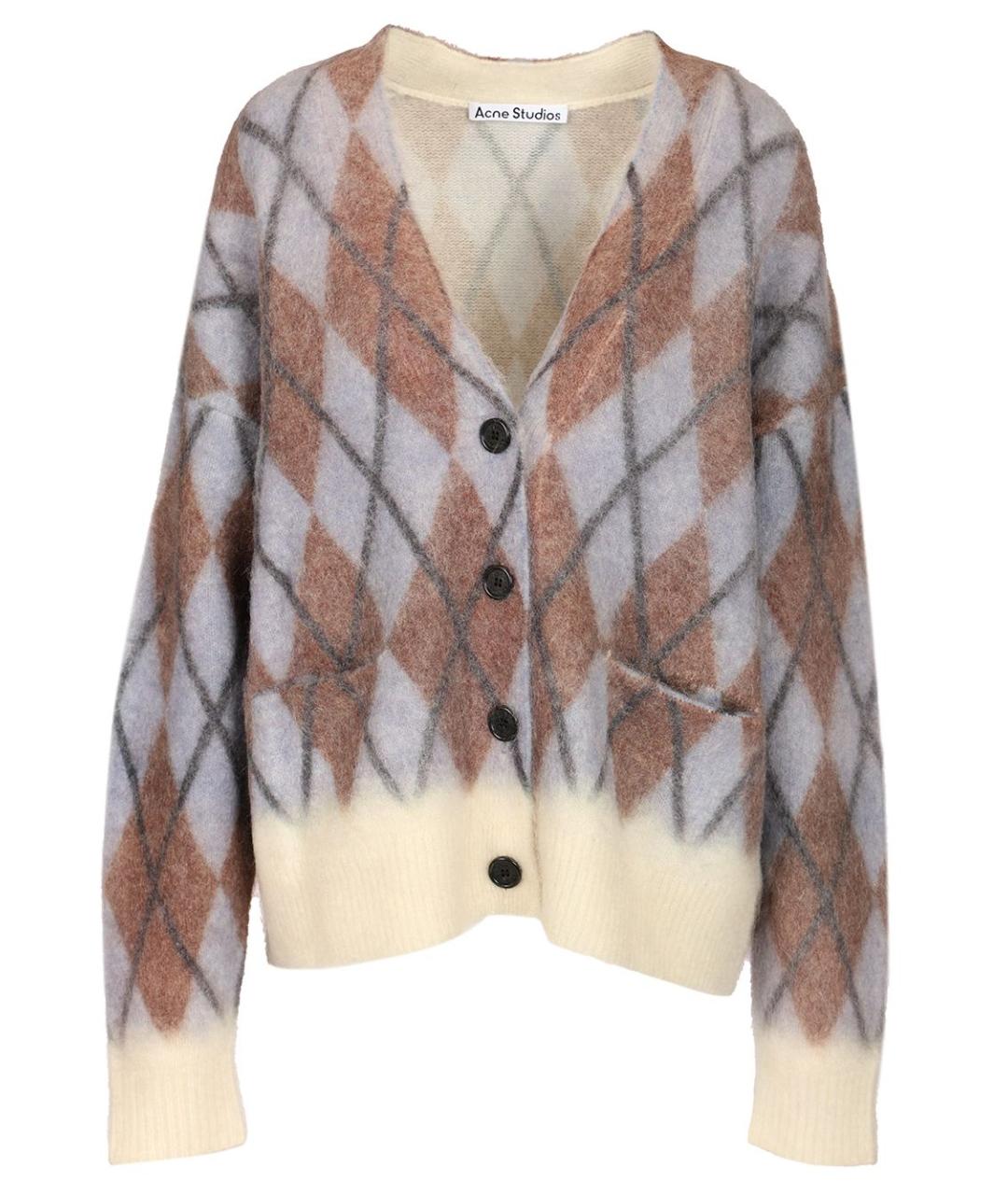 ACNE STUDIOS Мульти шерстяной кардиган, фото 1