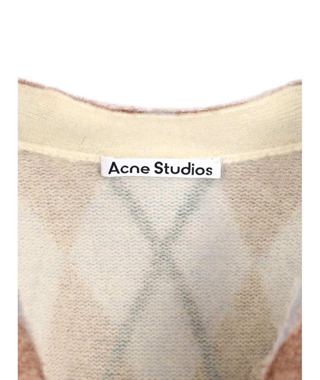 ACNE STUDIOS Мульти шерстяной кардиган, фото 5
