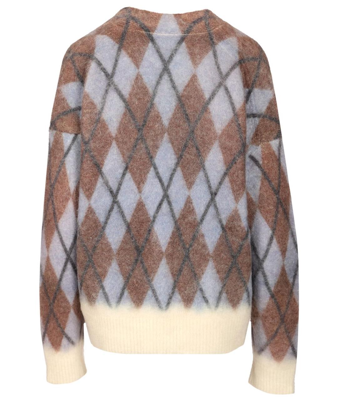 ACNE STUDIOS Мульти шерстяной кардиган, фото 2