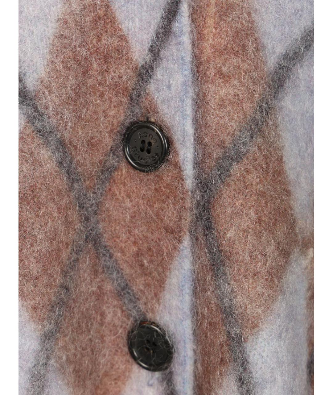 ACNE STUDIOS Мульти шерстяной кардиган, фото 4