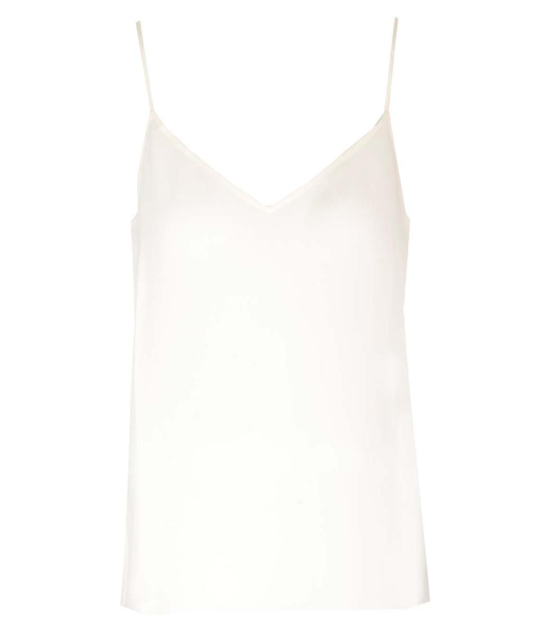 EQUIPMENT Белая шелковая майка, фото 1