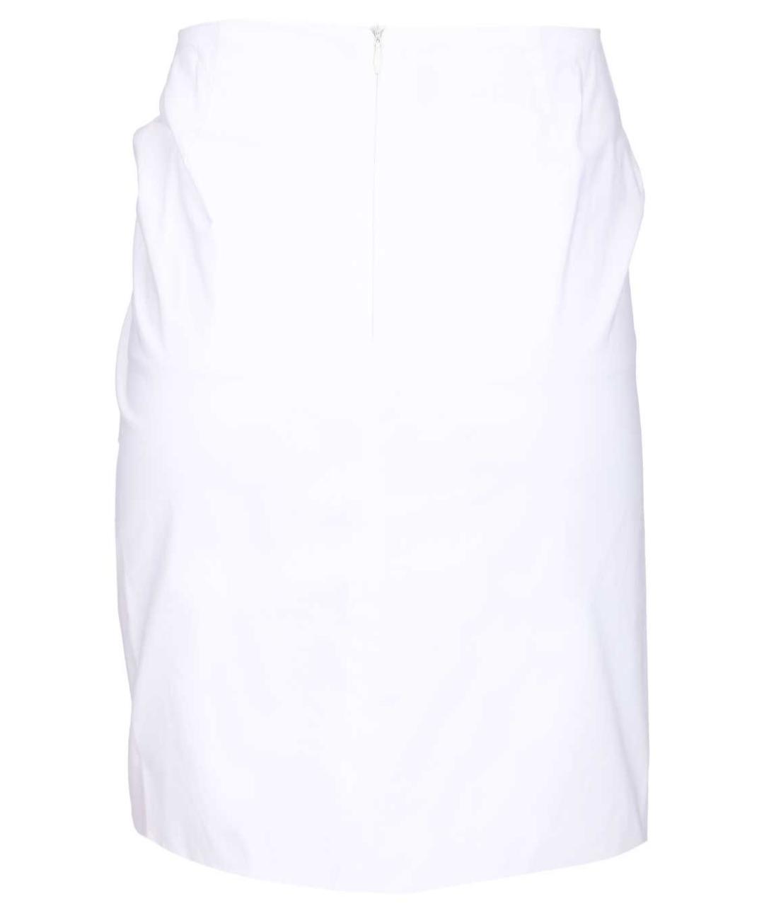 FEDERICA TOSI Белая хлопковая юбка миди, фото 2