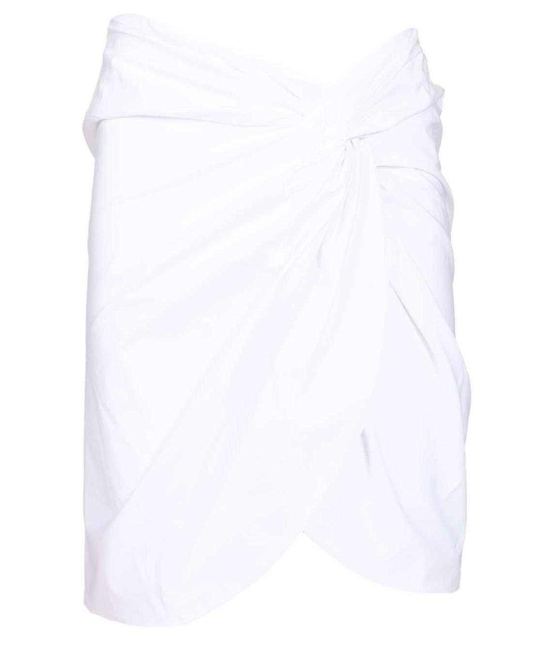 FEDERICA TOSI Белая хлопковая юбка миди, фото 1