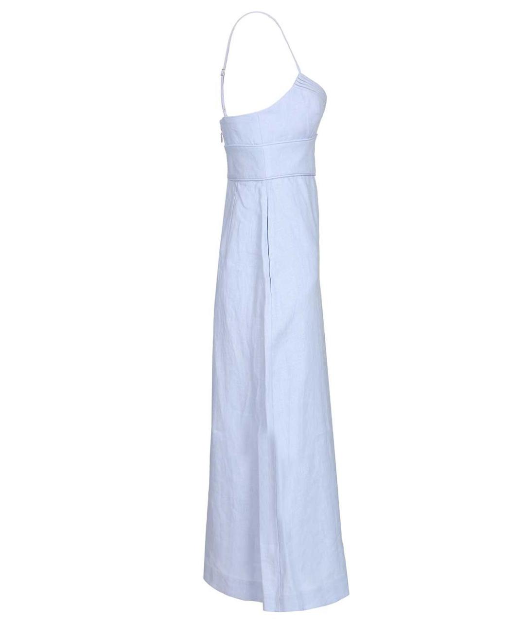 ZIMMERMANN Голубое льняное платье, фото 3