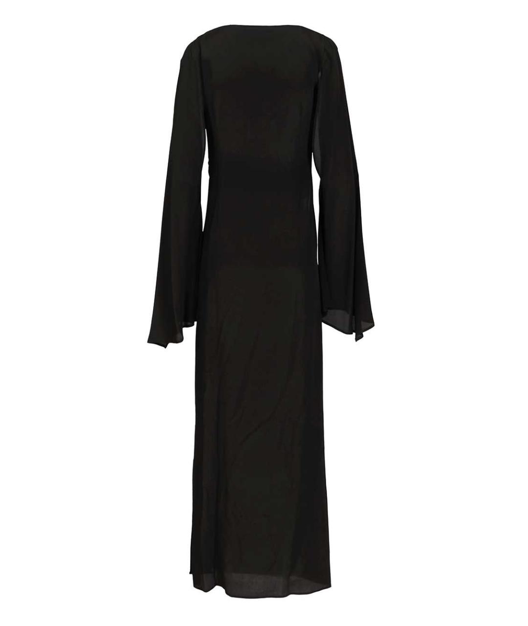 FEDERICA TOSI Черное ацетатное вечернее платье, фото 2