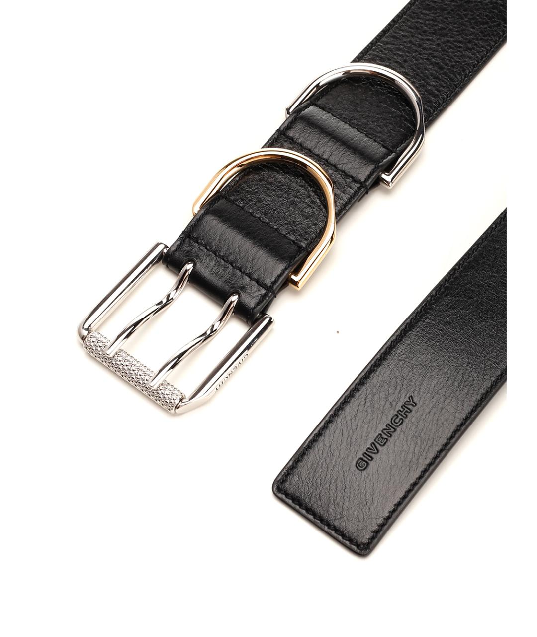GIVENCHY Черный кожаный ремень, фото 2