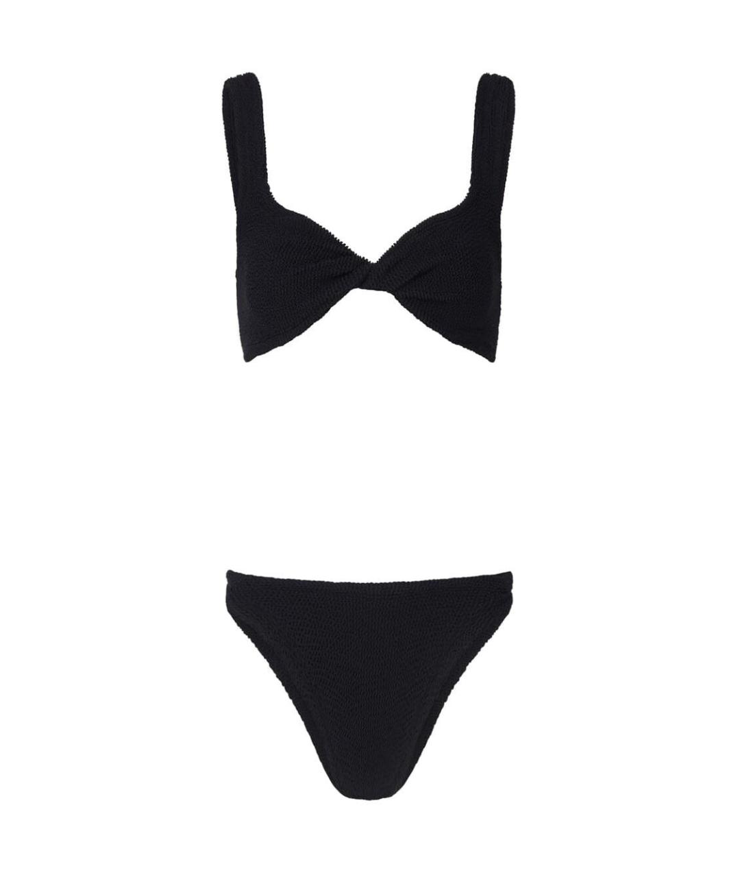 HUNZA G Черный купальник, фото 1