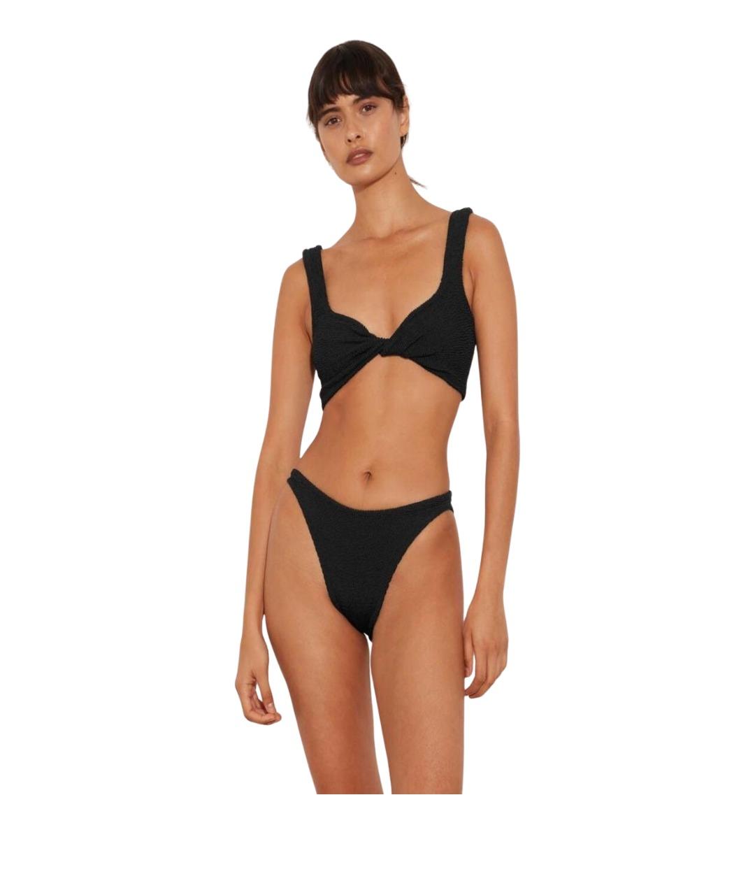 HUNZA G Черный купальник, фото 3