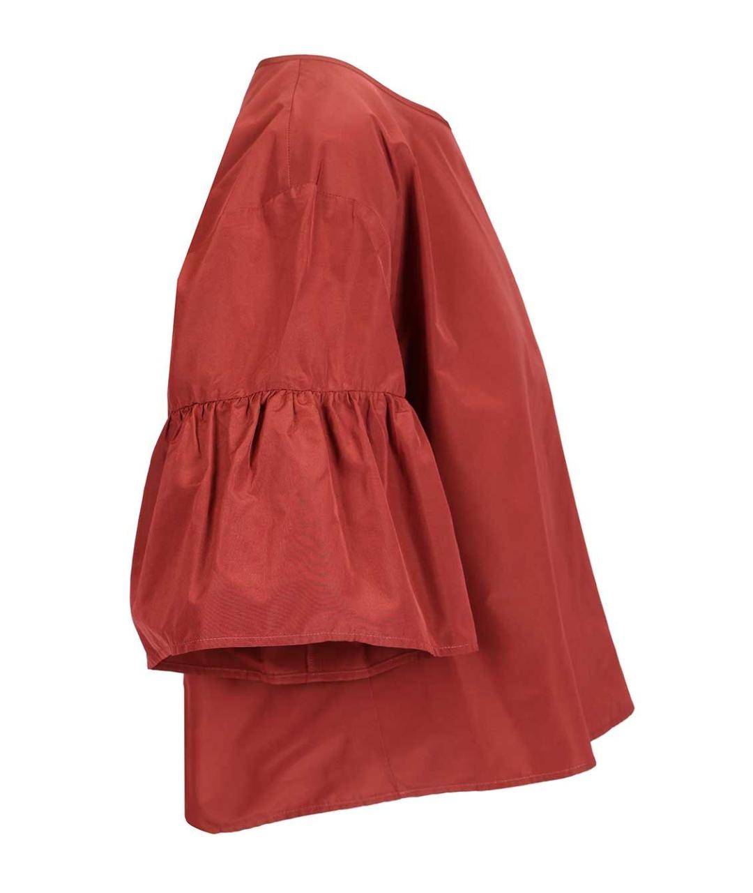 WEEKEND MAX MARA Красная хлопковая блузы, фото 3