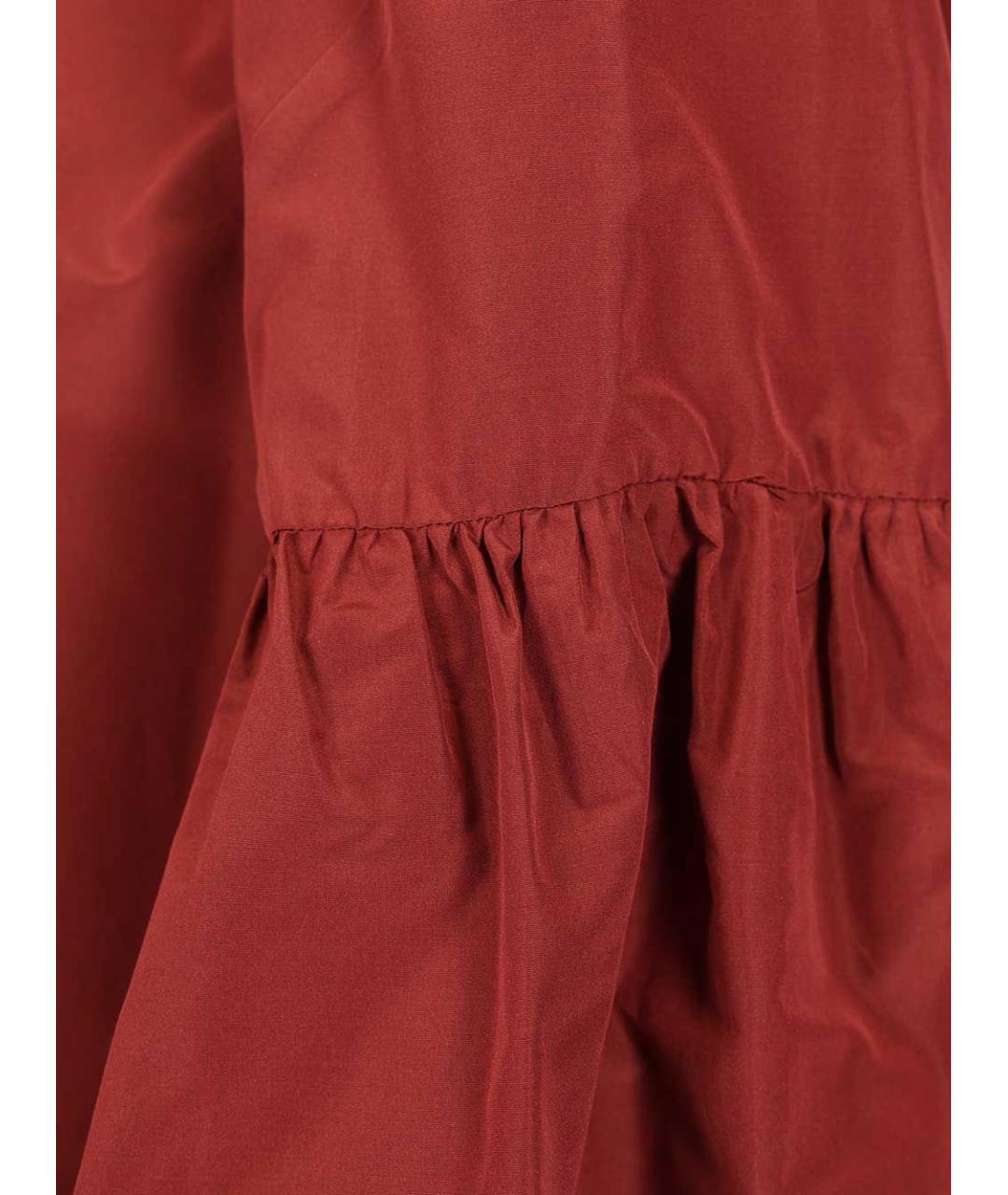 WEEKEND MAX MARA Красная хлопковая блузы, фото 4