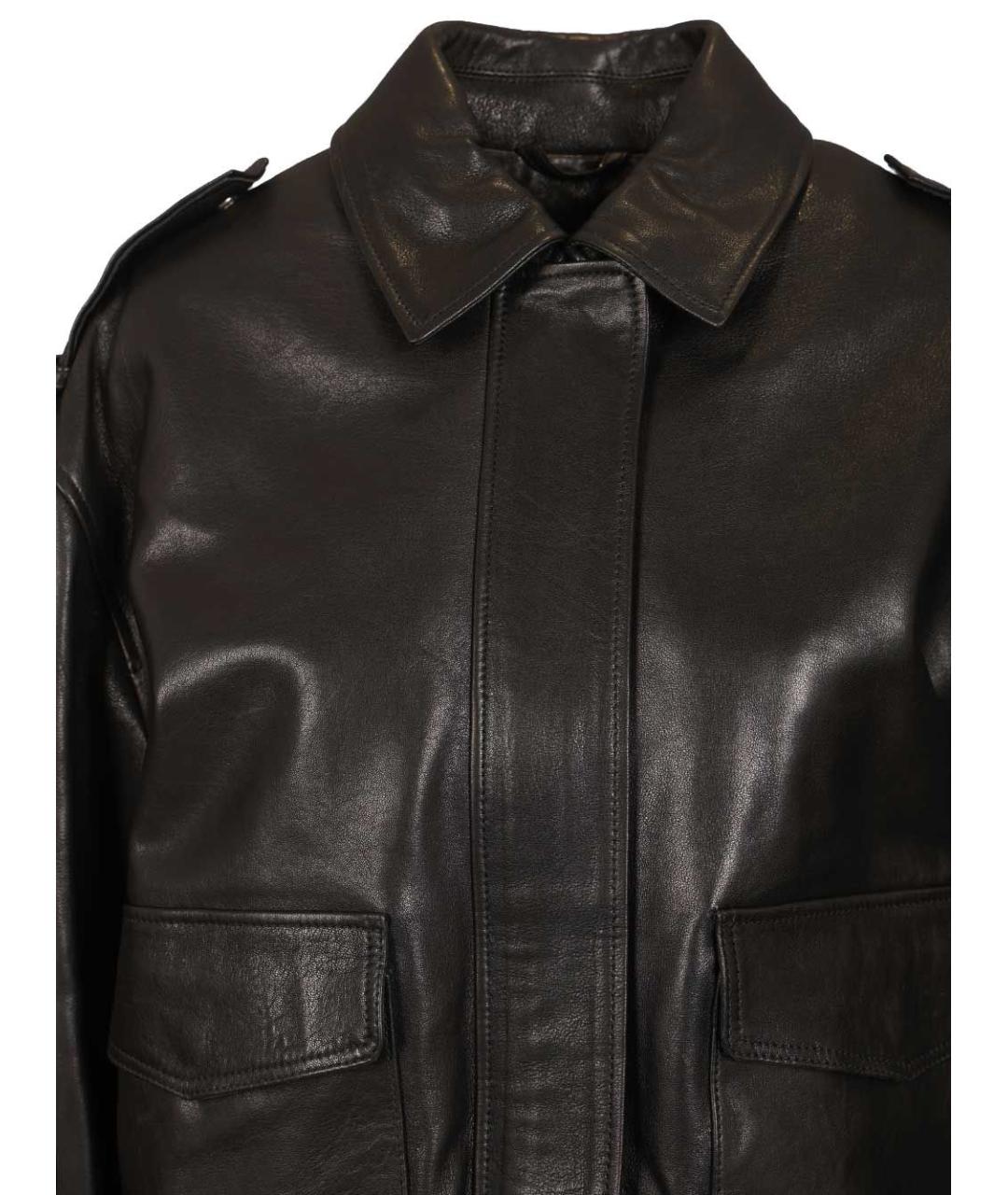 ARMA Черная кожаная куртка, фото 4