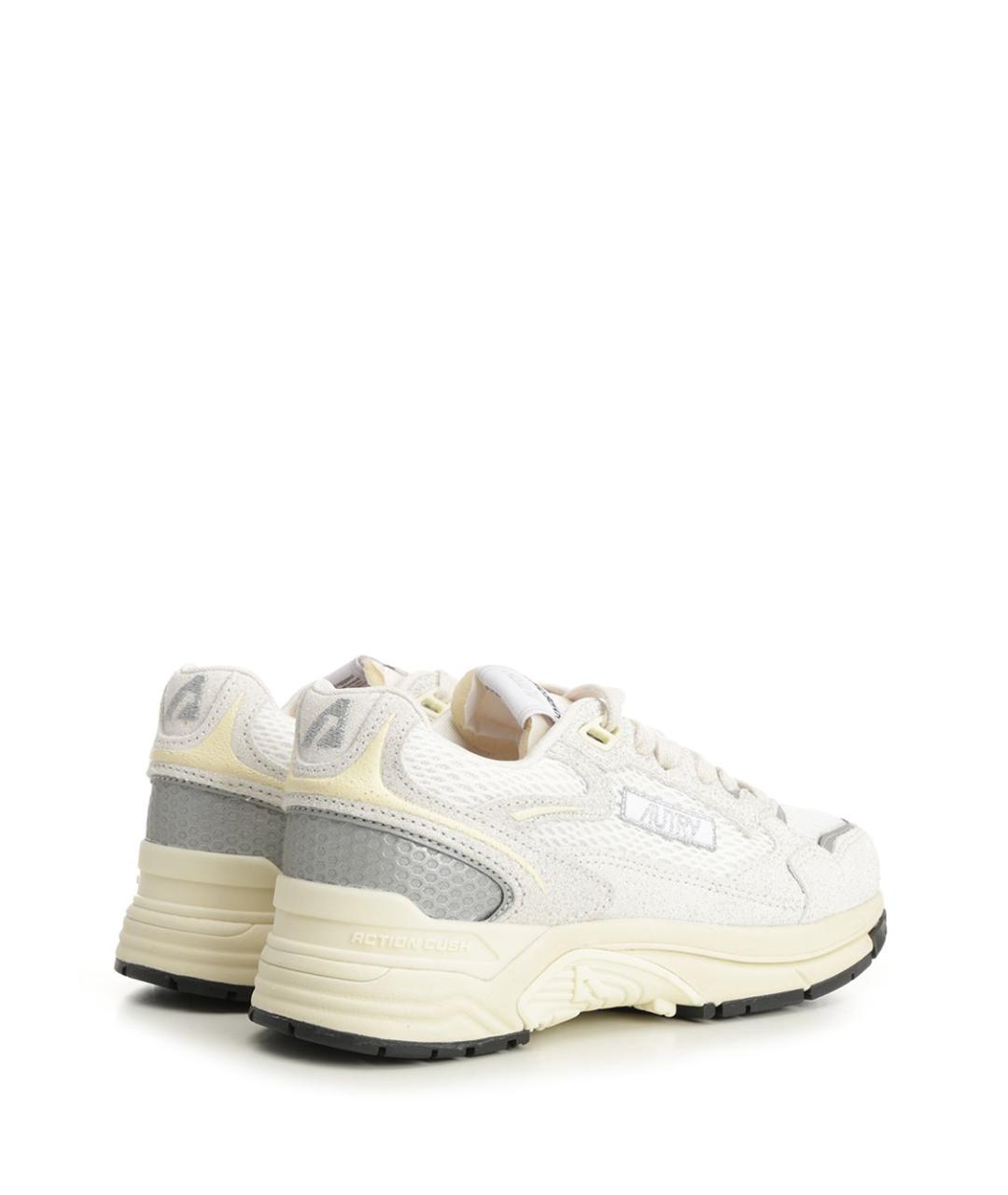 AUTRY Белые текстильные кроссовки, фото 3