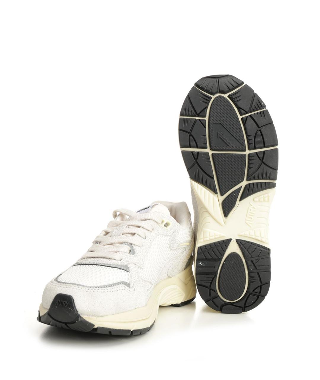 AUTRY Белые текстильные кроссовки, фото 5