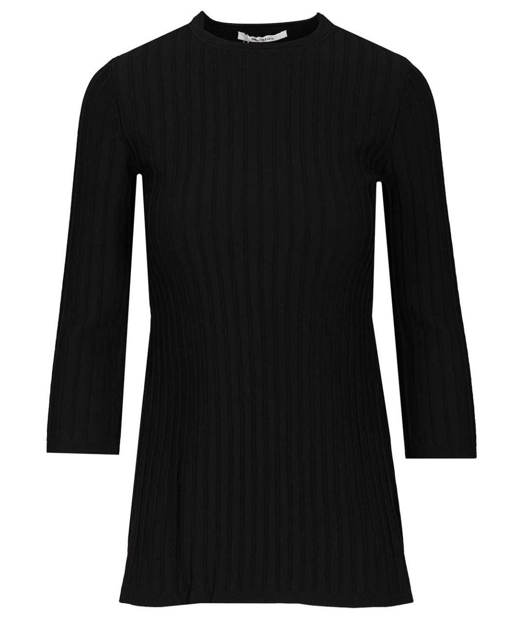 MAX MARA Черный вискозный джемпер / свитер, фото 1