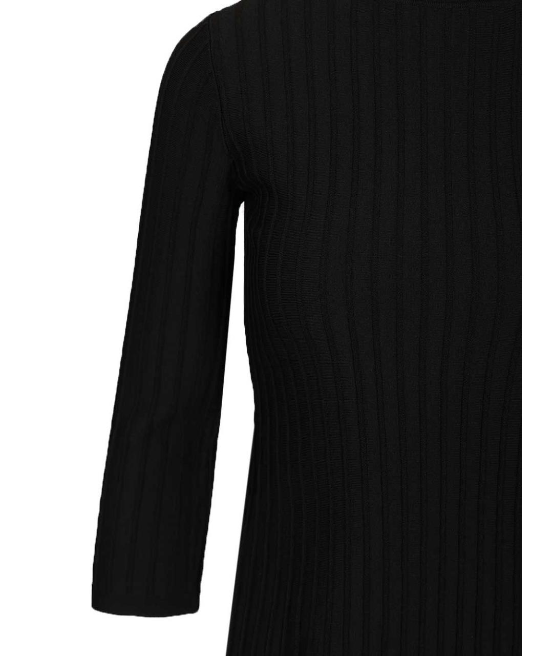 MAX MARA Черный вискозный джемпер / свитер, фото 5