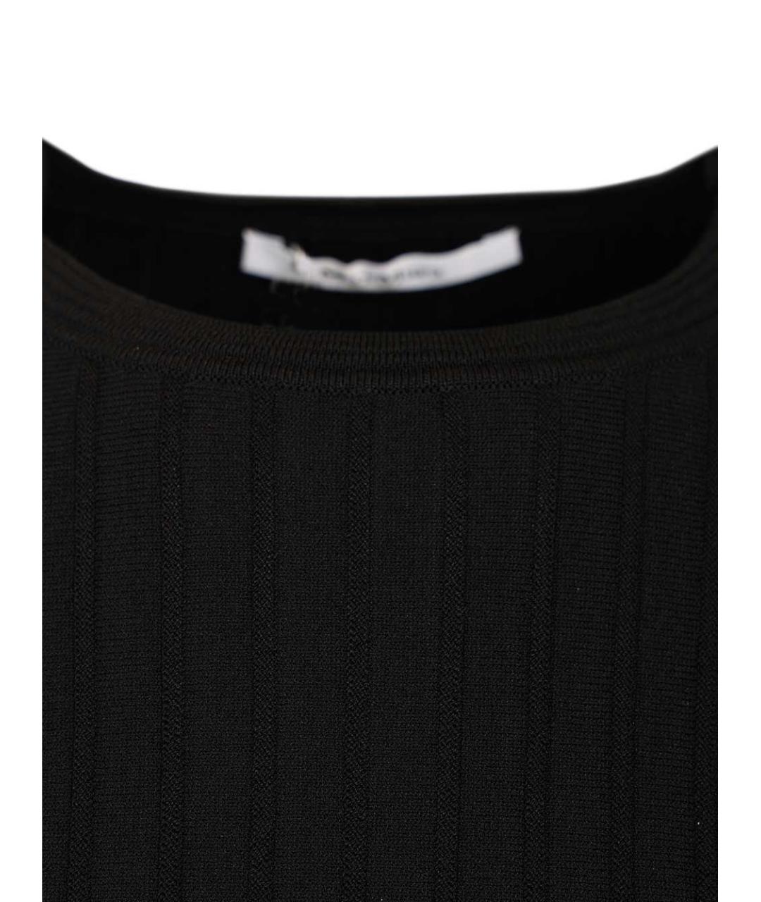 MAX MARA Черный вискозный джемпер / свитер, фото 4