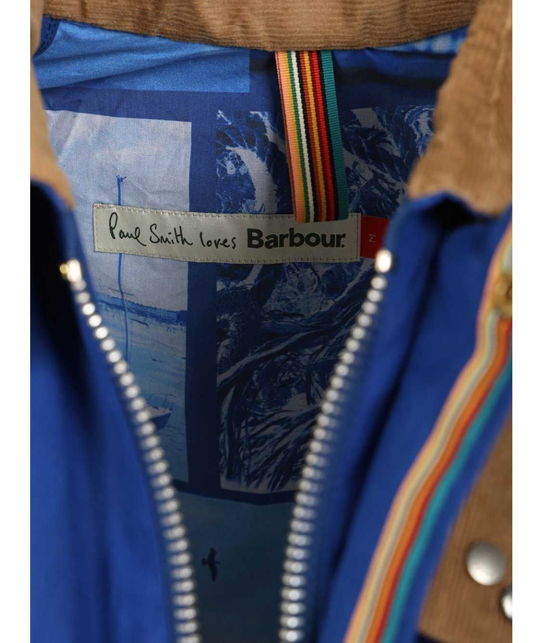 BARBOUR Синяя хлопковая куртка, фото 4