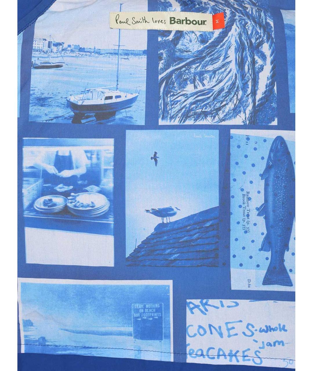 BARBOUR Синяя хлопковая куртка, фото 8