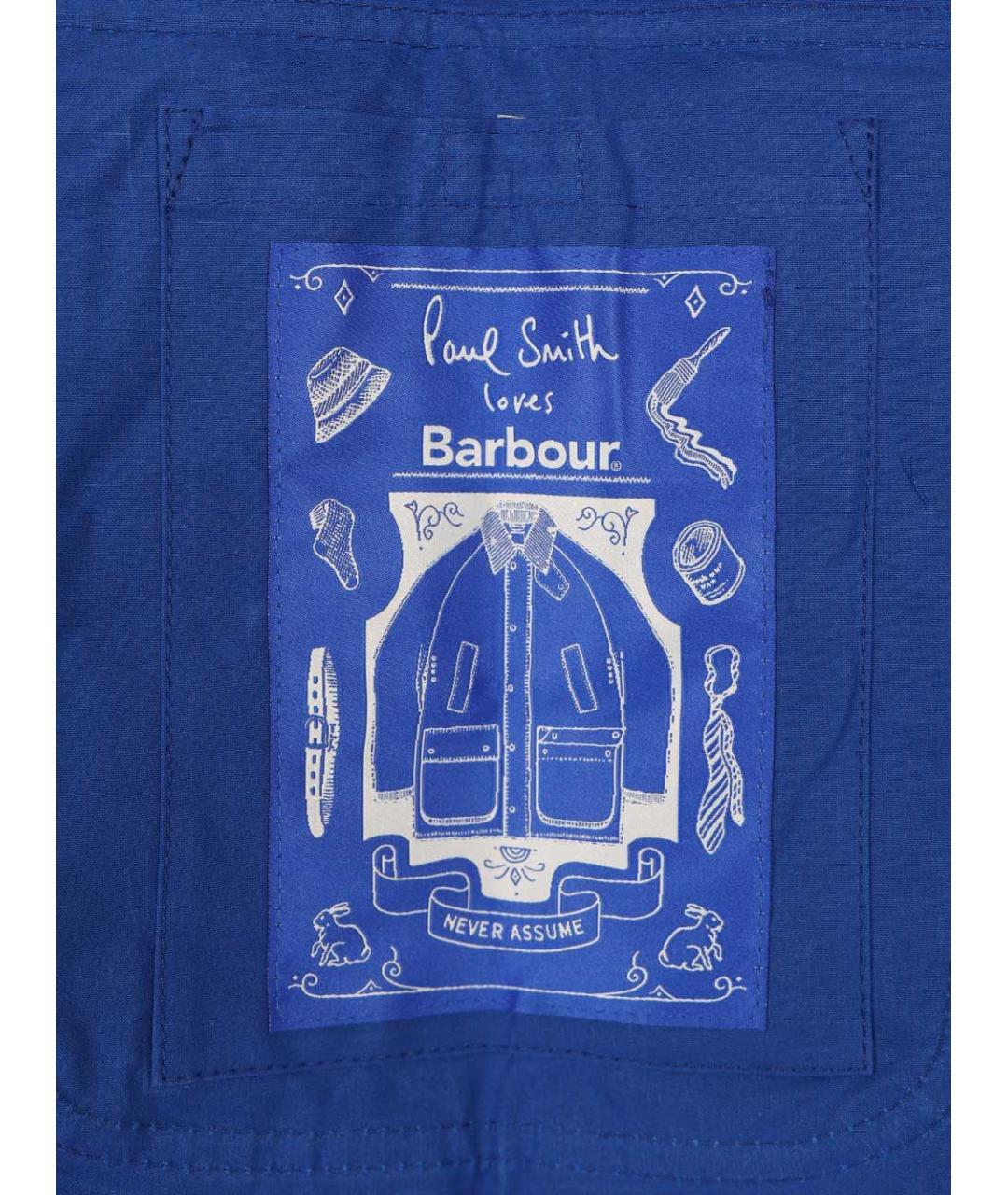 BARBOUR Синяя хлопковая куртка, фото 7