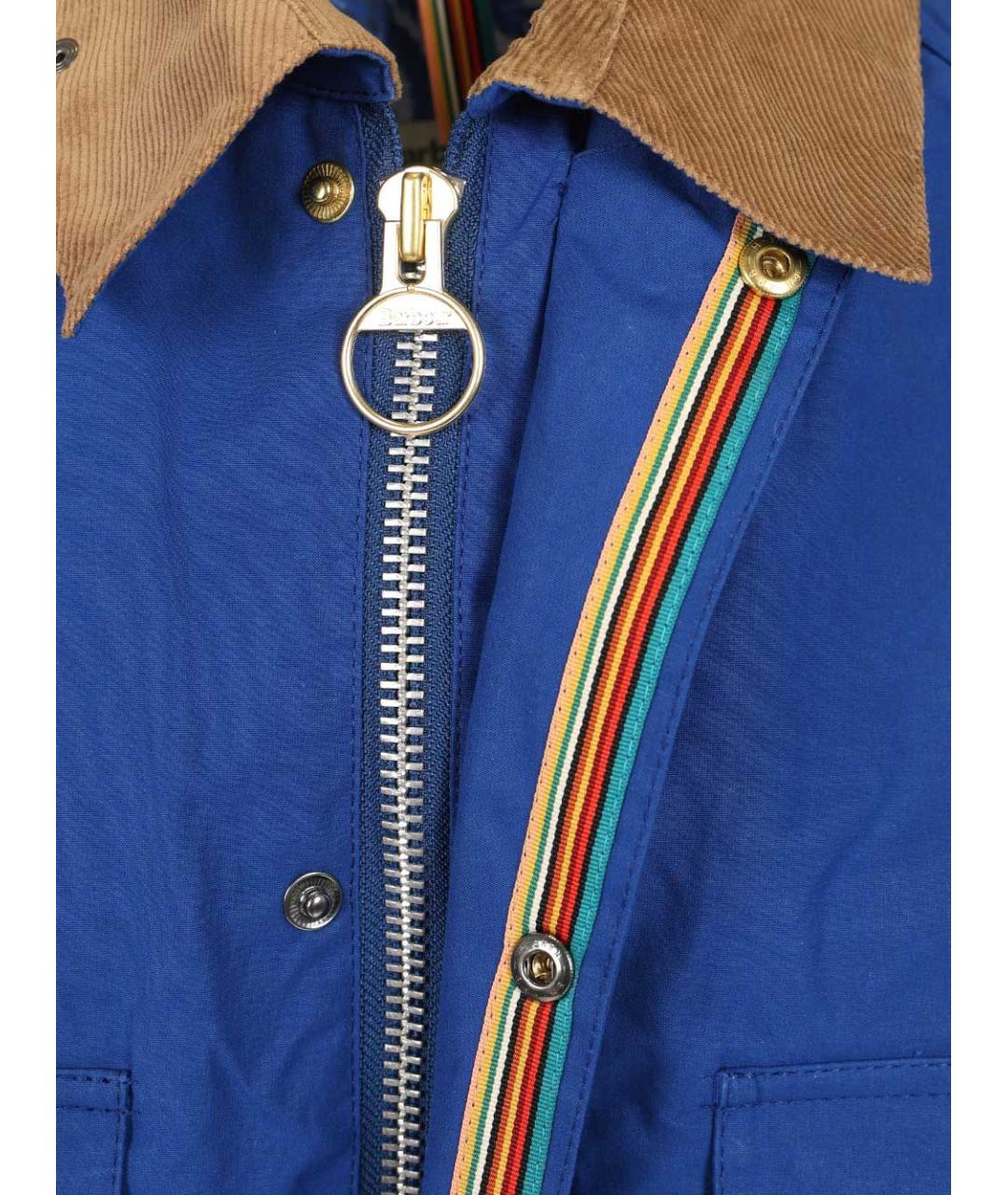 BARBOUR Синяя хлопковая куртка, фото 5