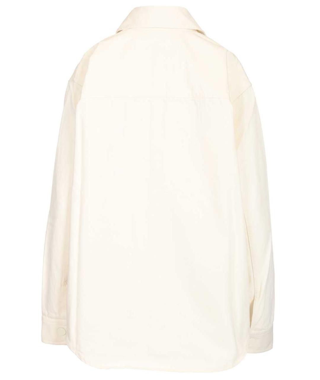 Ami Paris Белая полиэстеровая рубашка, фото 2