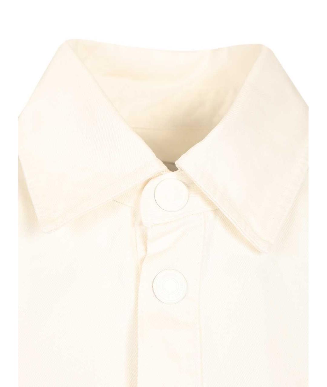 Ami Paris Белая полиэстеровая рубашка, фото 5